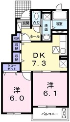 ニューシオンハイムの物件間取画像